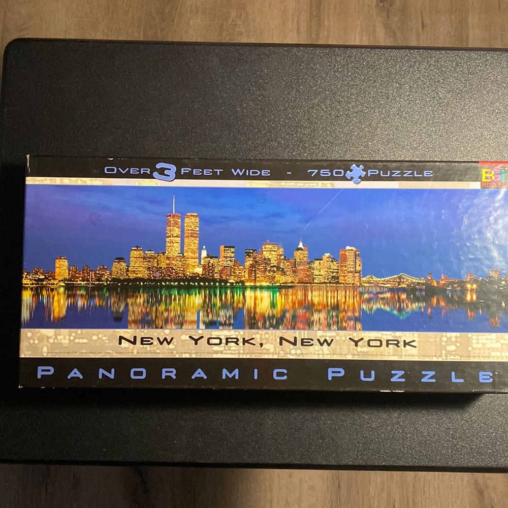 750 piece panoramic puzzle. New York.